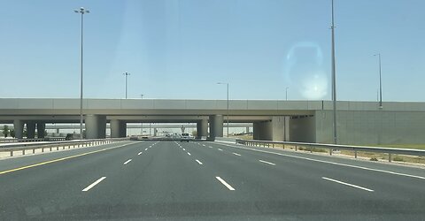 Road Journey - Qatar Hot Summer