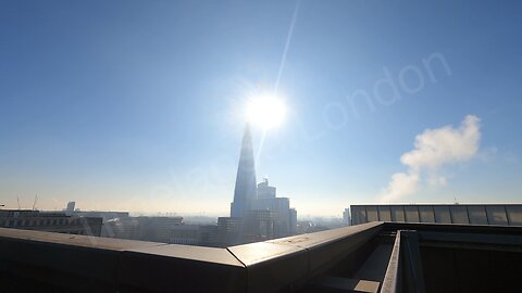 The Shard with rolling fog