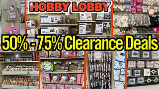Hobby Lobby Clearance Deals✨🔥Hobby Lobby 50% - 75% Off Clearance✨🔥#hobbylobby #new