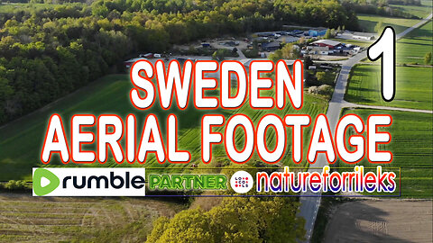 Sweden Aerial Footage Part-1
