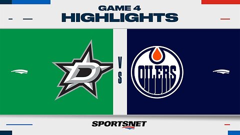 NHL Game 4 Highlights _ Stars vs Oilers