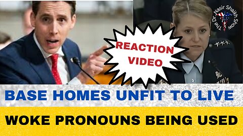 Josh Hawley Asks General Why Army Base Homes Unfit to Live & Why Are You Advocating Using Pronouns