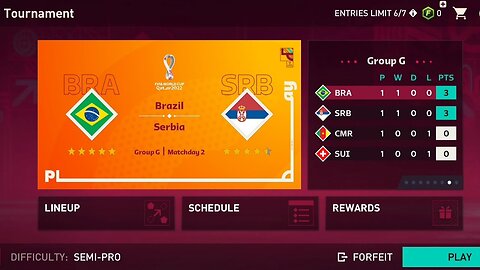 FIFA MOBILE 2022 WORLD CUP GAMEPLAY #02 | BRAZIL VS SERBIA | ULTRA HD 60 FPS