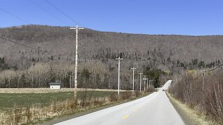 View Of A North Mountain From Church St In Bridgetown NS