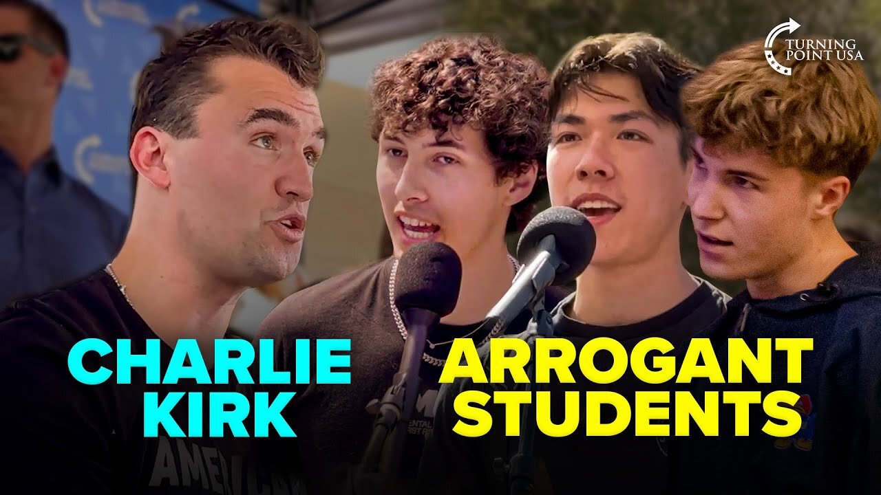 Charlie Kirk SHUTS DOWN 3 Arrogant College Students 👀🔥| Best Debates ...