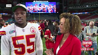 Frank Clark said the Chiefs were able to correct mistakes and pull out a second-half victory