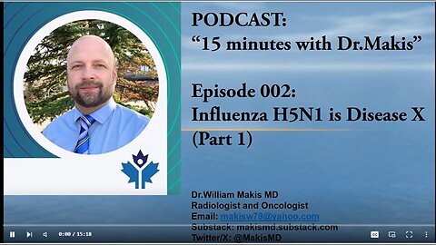 15 minutes with Dr.Makis Ep 002 Influenza H5N1 is Disease X (Part 1) 01-May-2024