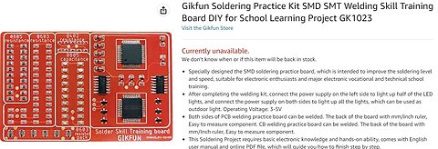 SMD GIKFUN Practice Kit side 1