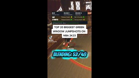 NBA2K23 Best Jumshot Current Gen