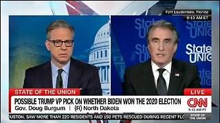 Gov Doug Burgum: Biden Won In 2020 Because Of Irregularities