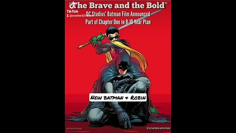 BRAVE & BOLD New BATMAN & ROBIN