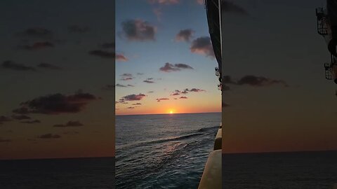 Sunrise From Wonder of The Seas! - Part 11
