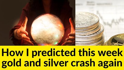 How I predicted this week #gold and #silver crash again