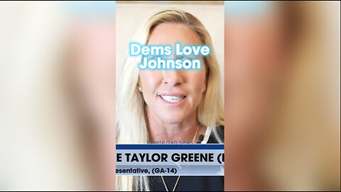 Steve Bannon & Marjorie Taylor Greene: Democrats Love Speaker Johnson Because He is One of Them - 5/1/24