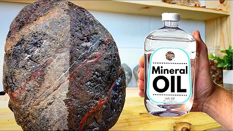 Dull Rocks?? Shine them up quick & easy w/ Mineral Oil!