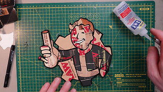 making Vault Boy out of RAWs Rolling papers