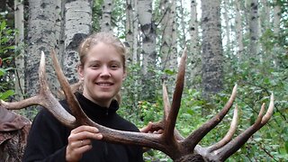 Rose shoots her first elk - WARNING - there is blood
