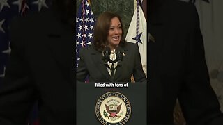Kamala Harris SPACES OUT while describing space to astronauts