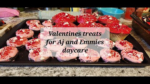 Valentines treats for Aj and Emmies daycare #valentinesday
