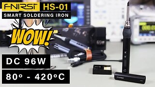 [BRAND NEW 2023] FNIRSI HS-01 Smart Soldering Iron⭐ Complete Review!