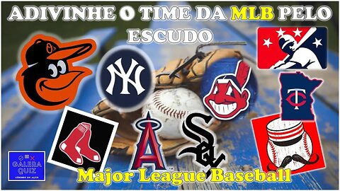 ADIVINHE O TIME DA MLB PELO ESCUDO | BEISEBOL AMERICANO
