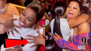 Yung Miami Wears Engagement Ring While Turning Up Wit Chrisean Rock At Her 29th B-Day Party! 💍