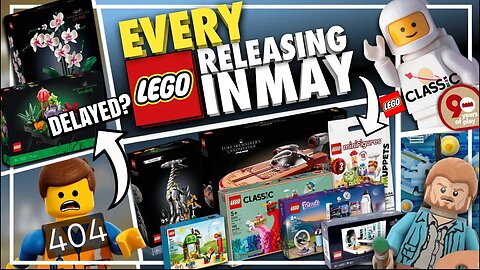 EVERY LEGO SET RELEASING IN MAY 2022! Star Wars, Ideas, CMF, Classic Space and MORE!