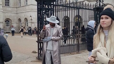 The man's got silver style #horseguardsparade