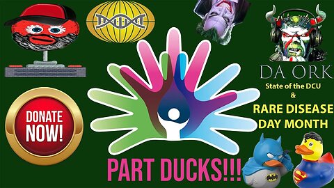 DCU News Part Ducks!! - Rare Disease Day Month Fundraiser