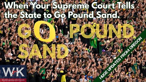 When Your Supreme Court Tells the State to Go Pound Sand