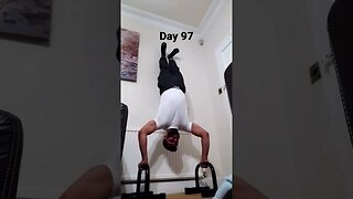Day 97 - Learning How To Do Handstand Push Ups