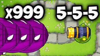 5-5-5 Cannon VS 999 B.A.Ds in BTD6