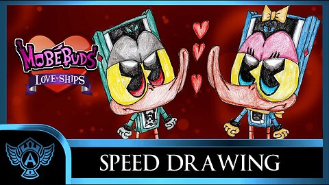 Speed Drawing: MobéBuds Love ships Ralfy X Rophia | A.T. Andrei Thomas 2023