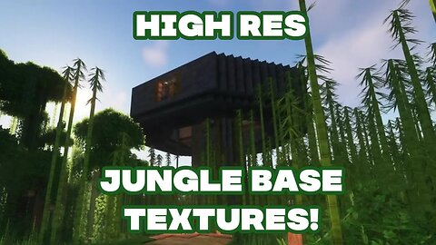 Check Out These High Res Minecraft Jungle Base Textures!