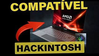 🔥 URGENTE!!! 👉 PRIMEIRO NOTEBOOK 100% AMD COMPATÍVEL COM #HACKINTOSH 😱 MUITO FORTE👊 RYZEN + RX6600M