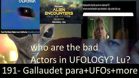 Live Chat with Paul; -191- Gallaudet's family Dead Files + More UFO vids analyzed solved