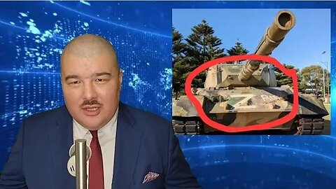 A Russian "Z" mysteriously appears on an Australian Leopard Tank!