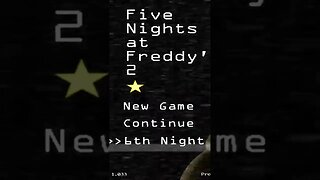 When you learn there’s 6 nights in fnaf