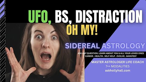 UFO, BS, DISTRACTION oh my!