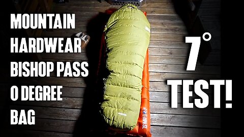 Mountain Hardwear Bishop Pass Gore-Tex 0° Down Sleeping Bag (7° Test!)
