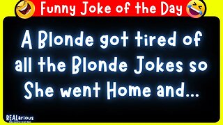 Daily Joke of the Day - Funny Short Joke - Blonde Joke