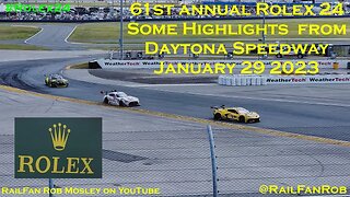 Rolex 24 at Daytona Speedway Florida January 29 2023 #rolex24 #imsa #railfanrob #carracing