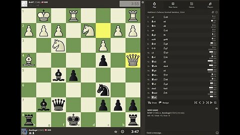 Daily Chess play - 1377 - Did well overall - Need to further improve my time management