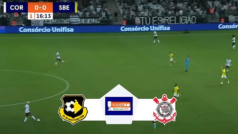 São Bernardo x Corinthians AO VIVO COM IMAGENS - Campeonato Paulista 2023 - JOGO DE HOJE