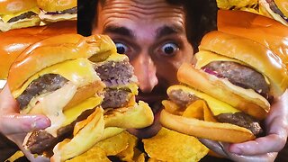 2X GIANT MCDONALDS BIG MAC WITH KOREAN SAUCE * ASMR NO TALKING MUKBANG * NOMNOMSAMMIEBOY