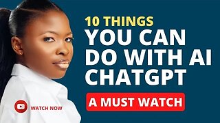 10 things YOU CAN DO WITH CHAT GPT#chatgpt #artificialintelligence