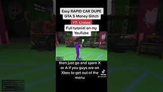 GTA 5 money glitch solo #gta #gta5moneyglitch #moneyglitch #gta5online