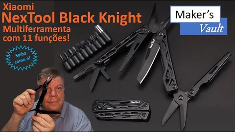 Xiaomi Nextool Black Knight: Ferramenta múltipla com 11 funções! Super útil e prática!