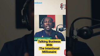 Talking business with @TheIntentionalMillionaire #business #businessidea