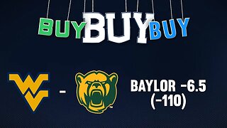 Back Baylor (-6.5) To Cover Vs. West Virginia On Monday